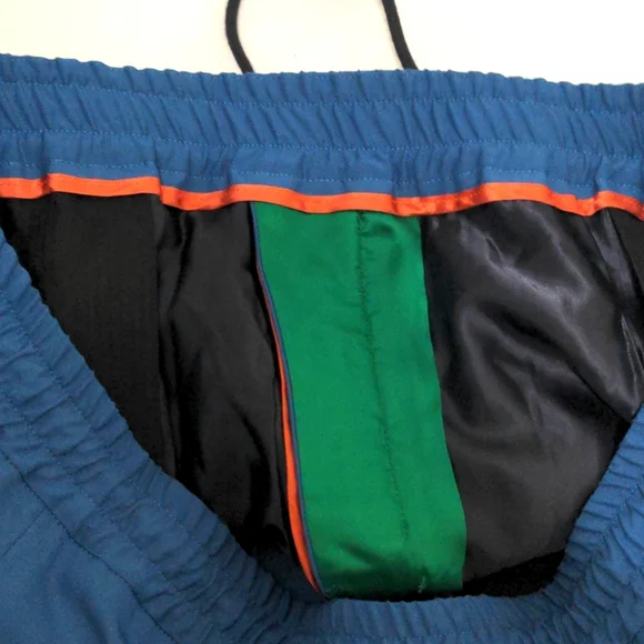 Paul Smith Green Turquoise Drawstring Trousers Pants Mens Size 34 Wool Blend NEW - Picture 6 of 6